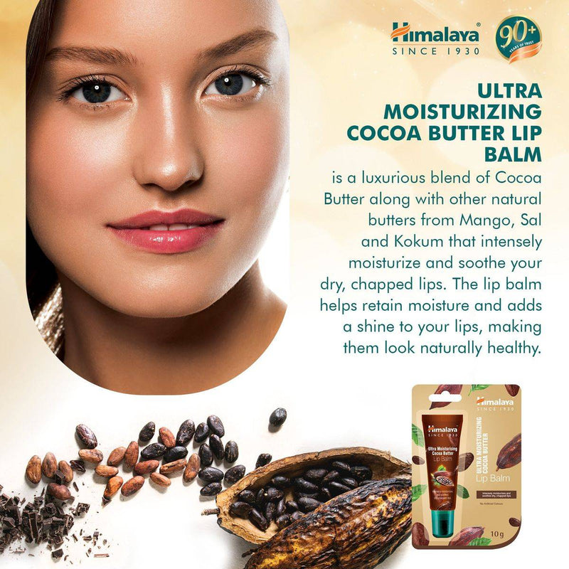 Himalaya Lip Balm Cocoa Butter Moisturizing Ultra 10g
