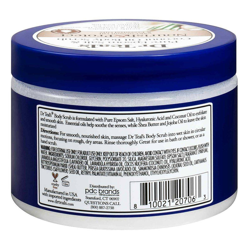 Dr Teals Epsom Salt Body Scrub Nourish & Protect 454g