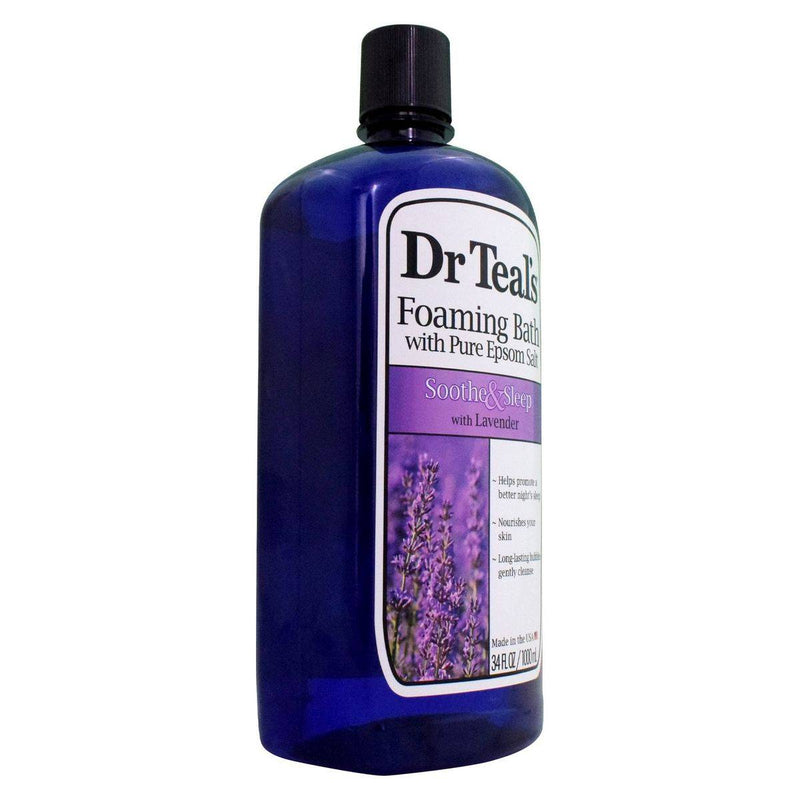 Dr Teals Foaming Bath With Pure Epsom Salt Soothe & Sleep 1000ml