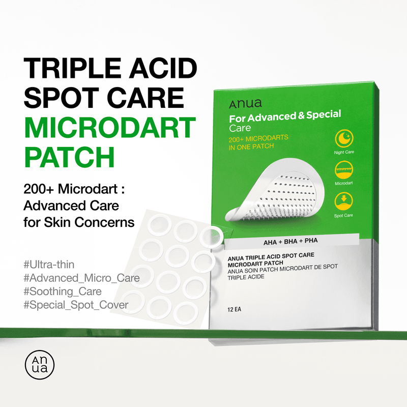 Anua Triple Acid Spot Care Microdart Patch 12 Pieces