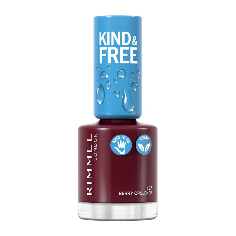 Rimmel Kind & Free Nail Polish 157 Berry Opulence 8ml