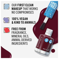 Rimmel Kind & Free Nail Polish 157 Berry Opulence 8ml
