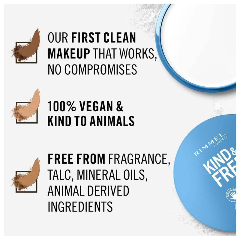 Rimmel Kind & Free Powder 001 Translucent 10g