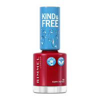 Rimmel Kind & Free Nail Polish 156 Poppy Pop Red 8ml