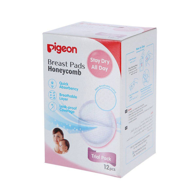 Pigeon Breast Pads Honey Comb 12 Pack