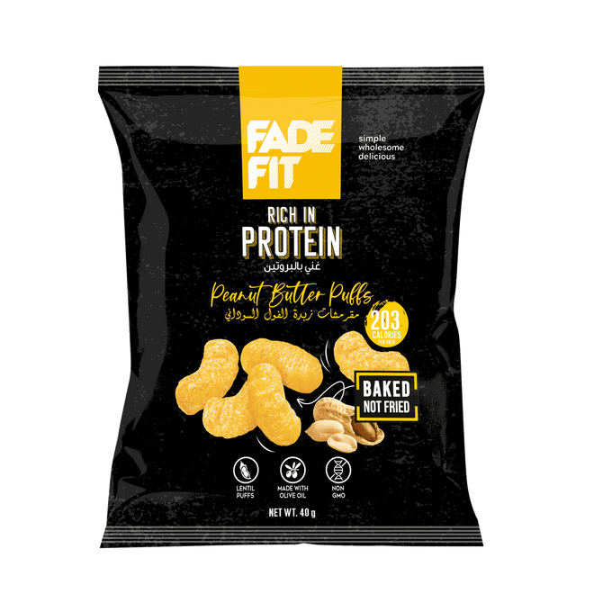 Fade Fit Protein Puff Peanut Butter 40g
