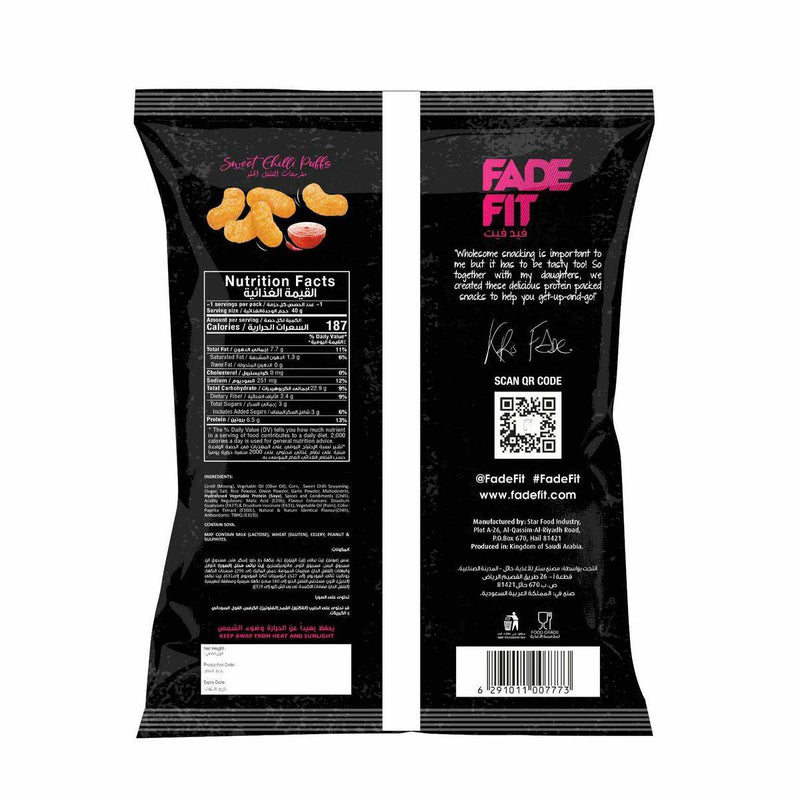 Fade Fit Protein Puff Sweet Chili 40g