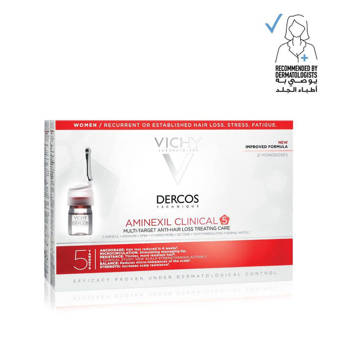Vichy Dercos Aminexil Clinical 5 Women 6ml x 21 Ampoules