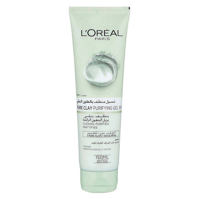 Loreal Paris Pure Clay Green Face Wash with Eucalyptus 150ml