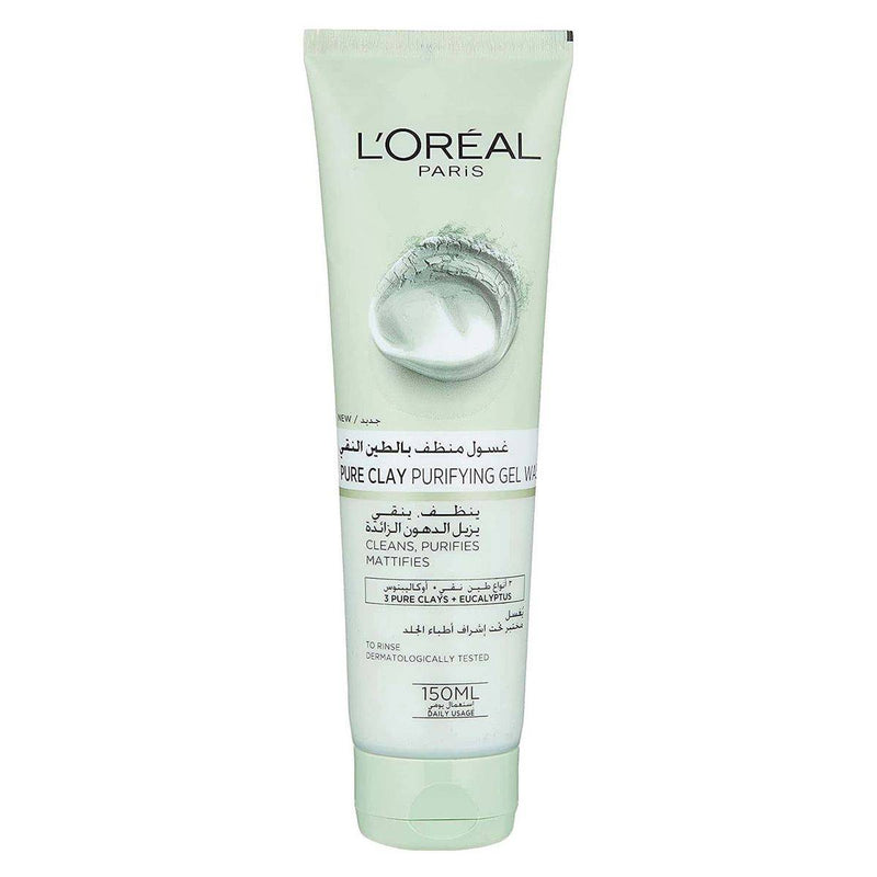 Loreal Paris Pure Clay Green Face Wash with Eucalyptus 150ml