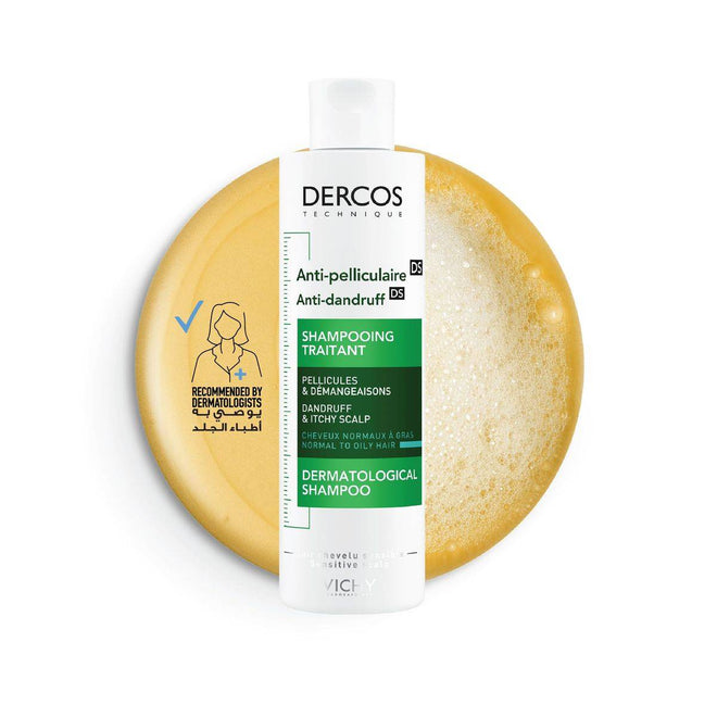 Vichy Dercos Anti-Dandruff DS Shampoo For Normal To Oily Hair 200ml