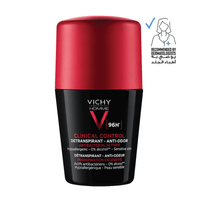 Vichy Homme 96Hr Clinical Control Deodorant Men Roll-On 50ml