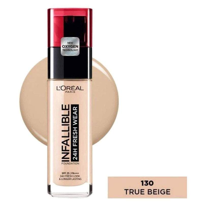 Loreal Paris Infallible 24Hr Fresh Wear Foundation 130 Beige 30g