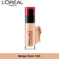 Loreal Paris Infallible 24Hr Fresh Wear Foundation 140 Beige Dore 30g