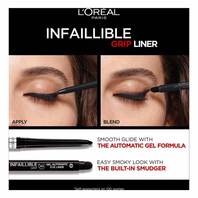 Loreal Paris Infallible Grip 36Hr Gel Automatic Eyeliner Intense Black