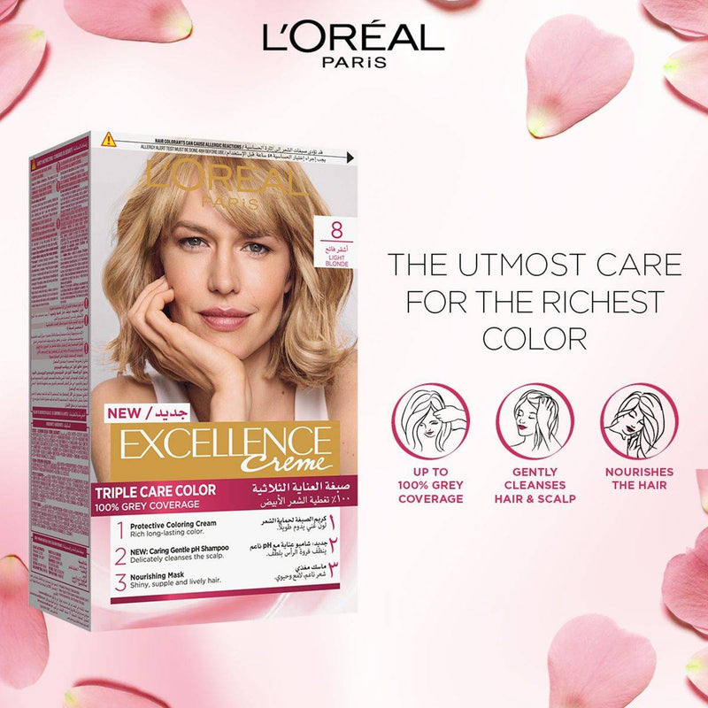 Loreal Paris Excellence 8.0 Light Blonde