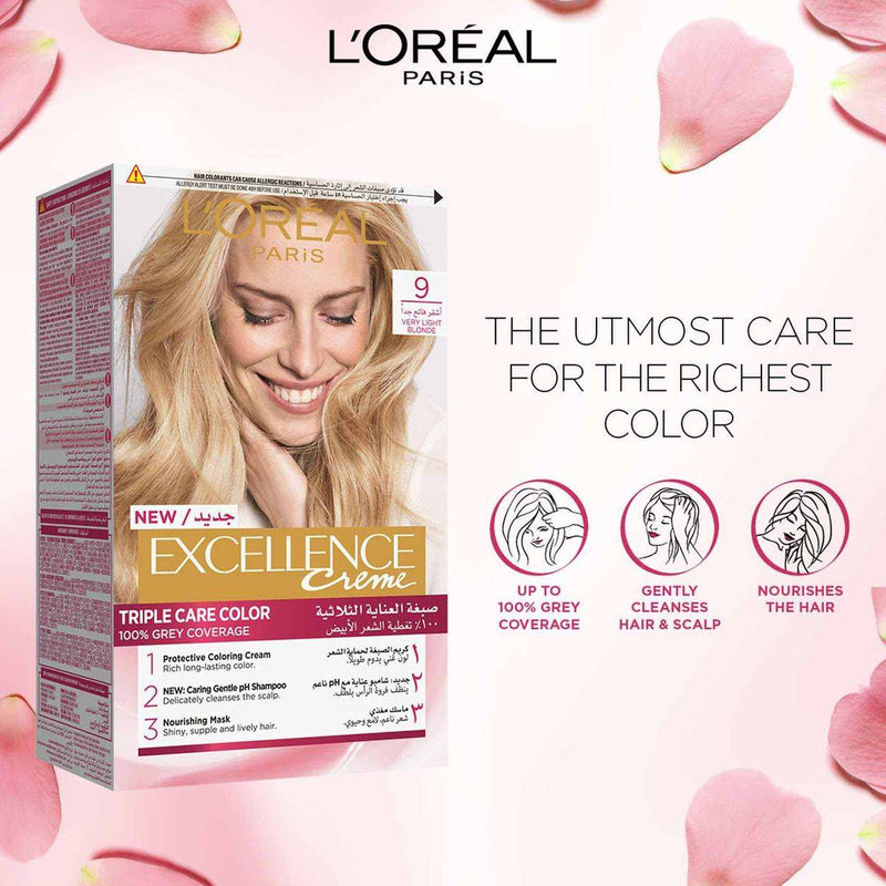 Loreal Paris Excellence 9.0 Very Light Blonde