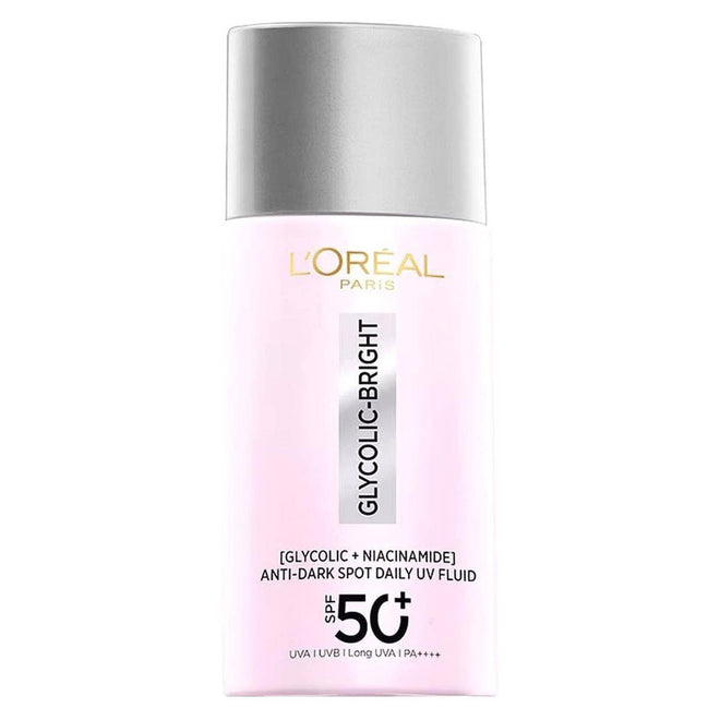 Loreal Paris Glycolic Bright Anti-Dark Spot Daily UV Fluid SPF50+ 50ml