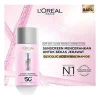 Loreal Paris Glycolic Bright Anti-Dark Spot Daily UV Fluid SPF50+ 50ml