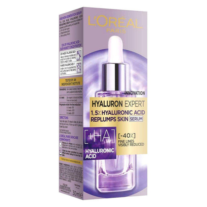 Loreal Paris Hyaluron Expert Hyaluronic Acid Replumping Face Serum 30ml