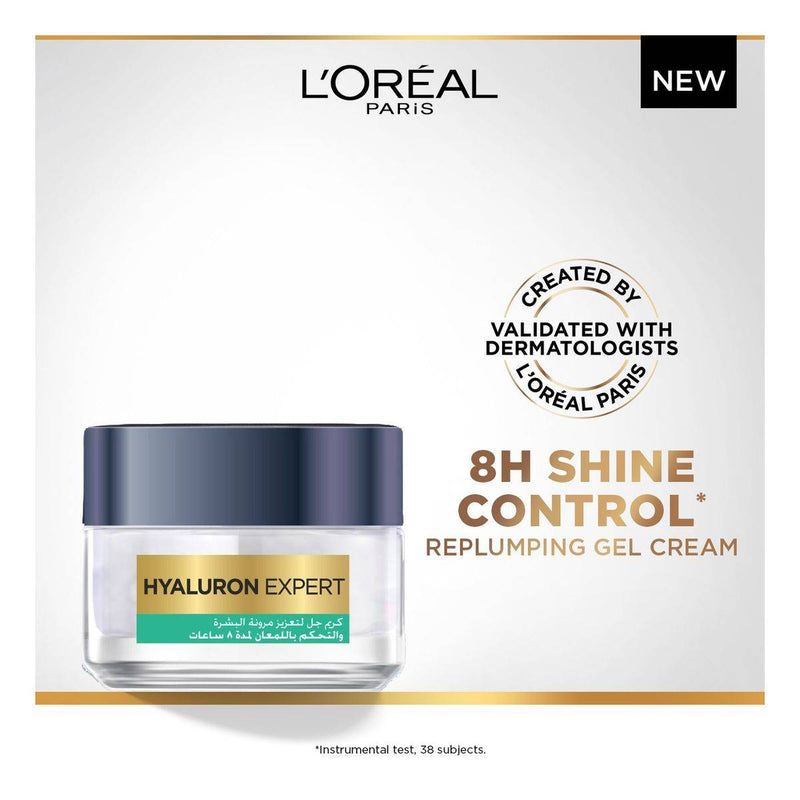 Loreal Paris Hyaluron Expert Hyaluronic Acid Shine Control Gel Cream 50ml