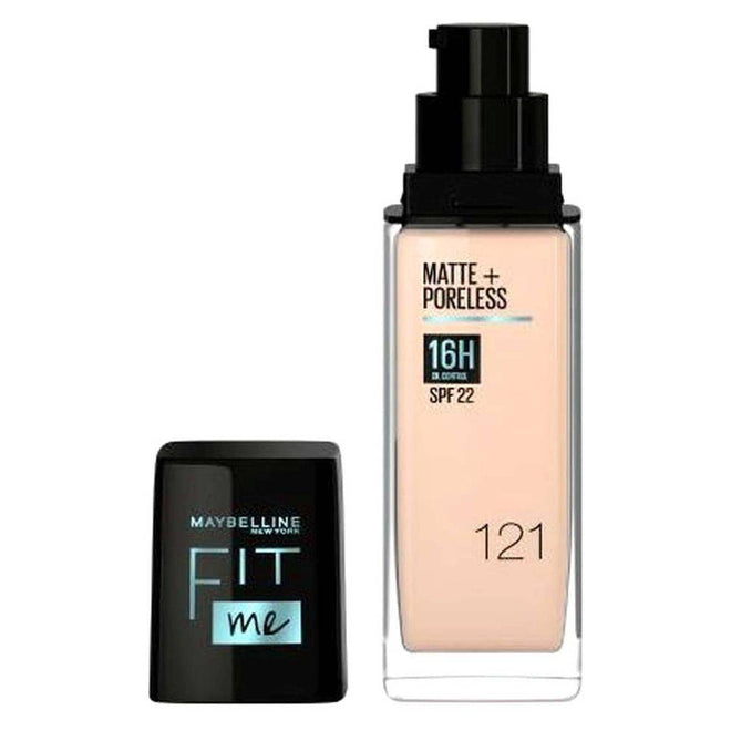 Maybelline Fit Me Matte + Poreless Liquid Foundation SPF22 121