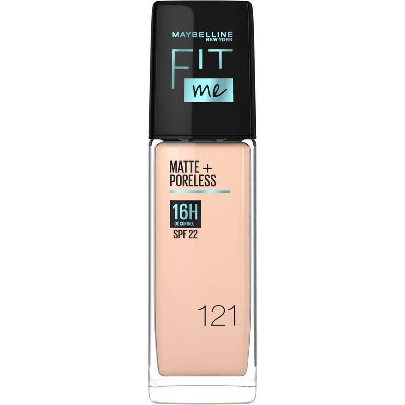Maybelline Fit Me Matte + Poreless Liquid Foundation SPF22 121