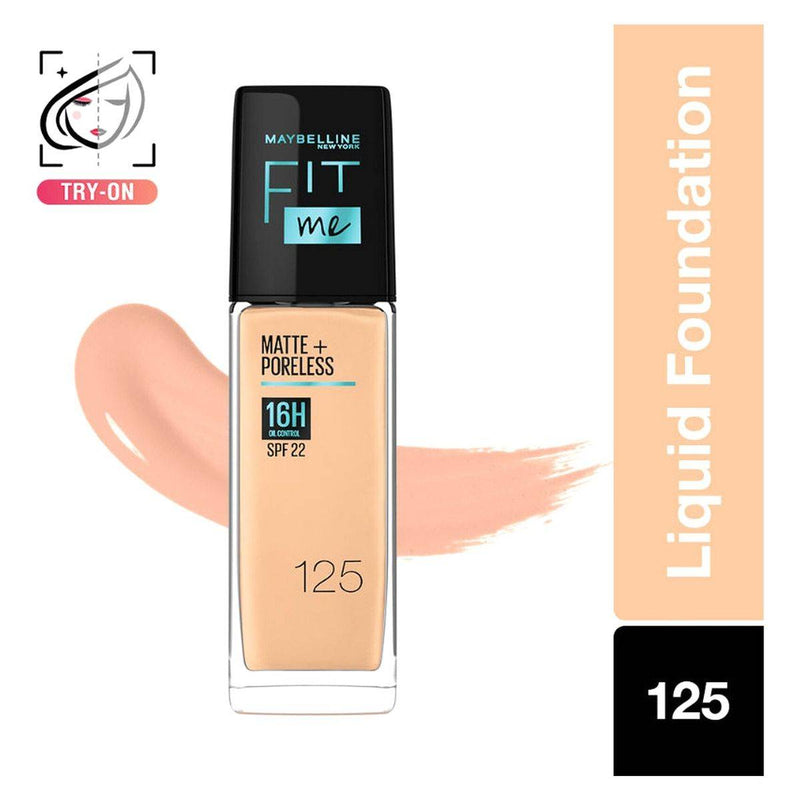 Maybelline Fit Me Matte + Poreless Liquid Foundation SPF22 125