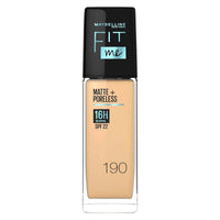 Maybelline Fit Me Matte + Poreless Liquid Foundation SPF22 190