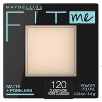 Maybelline Fit Me Matte + Poreless Powder 120 Classic Ivory 12g