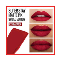 Maybelline Superstay Matte Ink Spiced Lipstick 340 Exhilarator