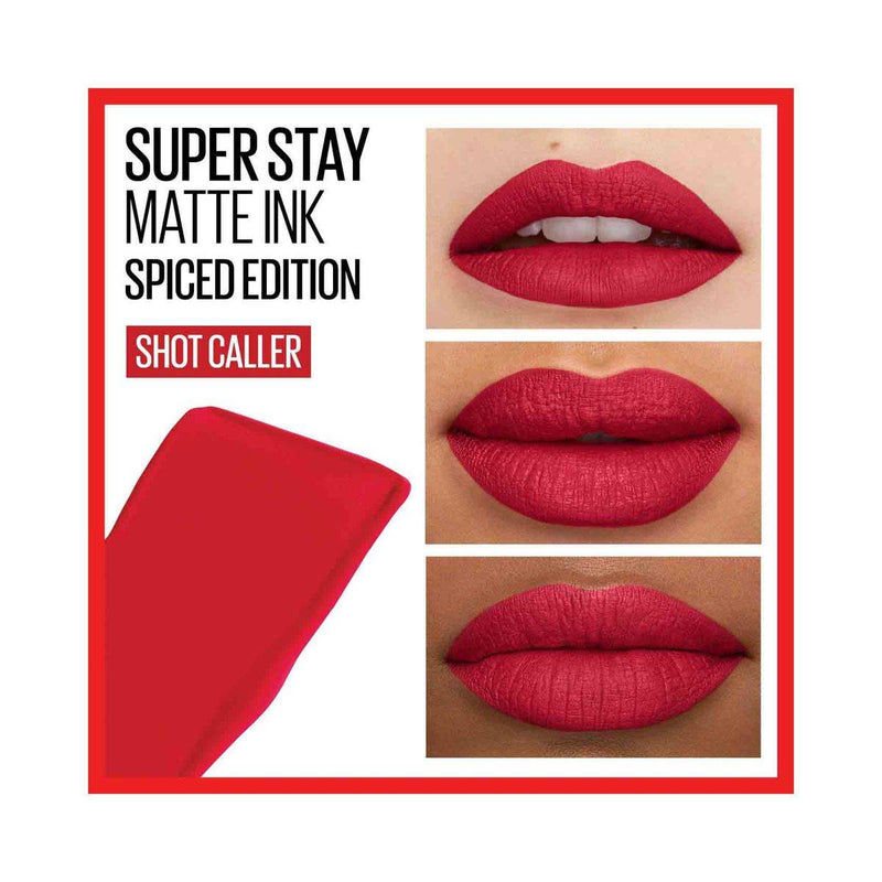 Maybelline Superstay Matte Ink Spiced Lipstick 325 Shot Caller