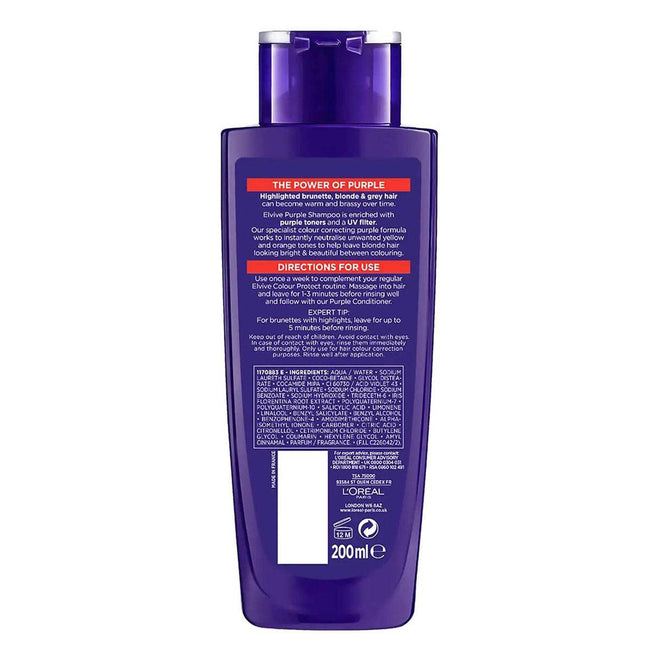 Loreal Paris Elvive Color Protect Purple Shampoo 200ml