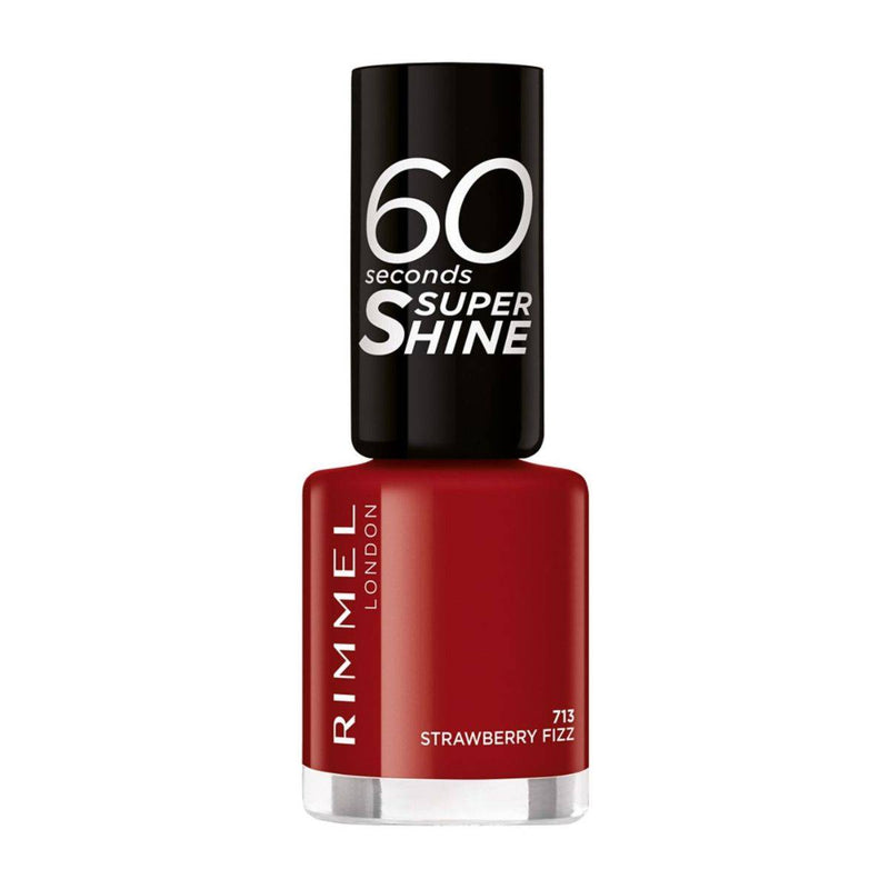 Rimmel 60 Seconds Nail Polish 713 Strawberry Fizz 8ml