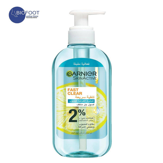 Garnier SkinActive Fast Clear Salicylic Acid Gel Wash 200ml