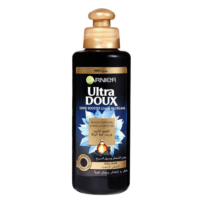 Garnier Ultra Doux Black Charcoal Leave In Cream 200ml