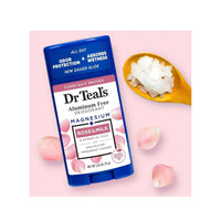 Dr Teals Aluminum Free Deodorant Stick Rose & Milk 75g