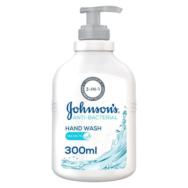 Johnsons Anti Bacterial Hand Wash Sea Salts 300ml