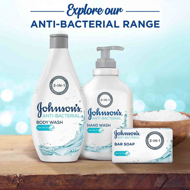 Johnsons Anti Bacterial Hand Wash Sea Salts 300ml