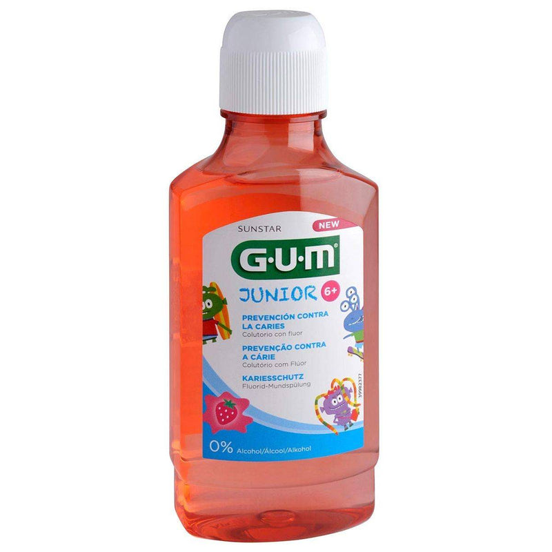 Gum Junior (7-12 Years) Cavity Prevention Mouth Rinse 300ml