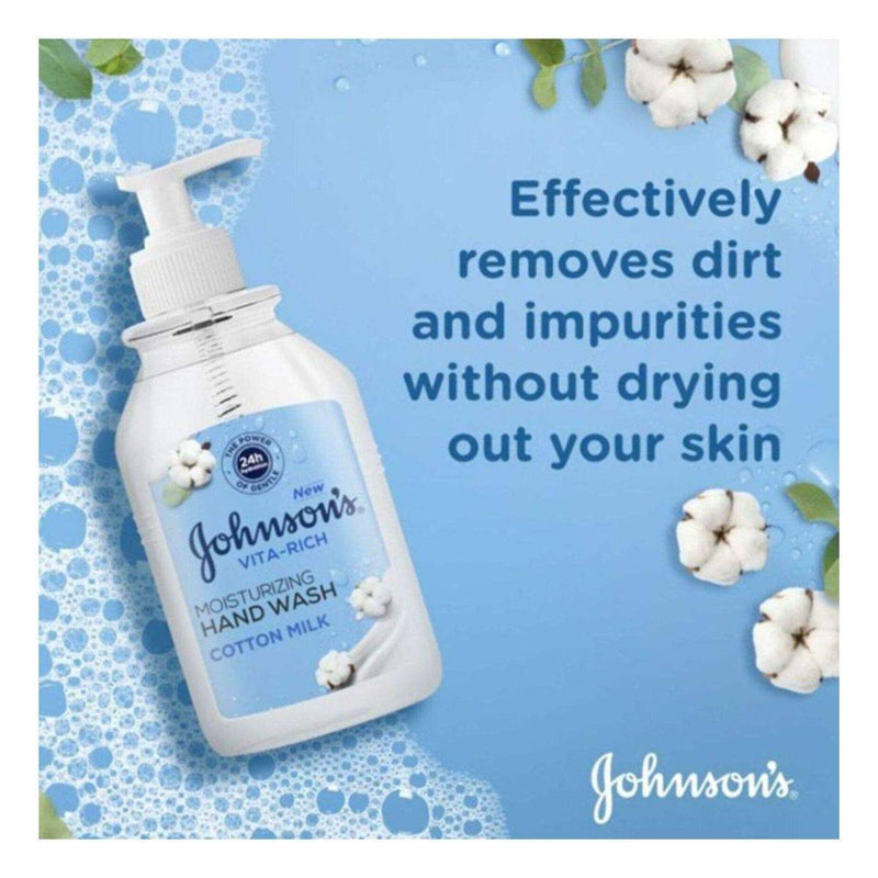 Johnsons Vita Rich Hand Wash Cotton Milk 300ml