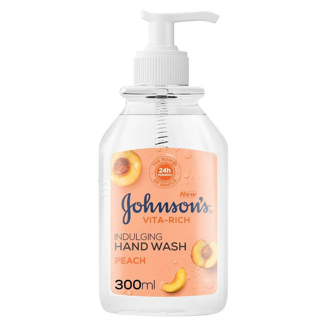 Johnsons Vita Rich Hand Wash Peach 300ml
