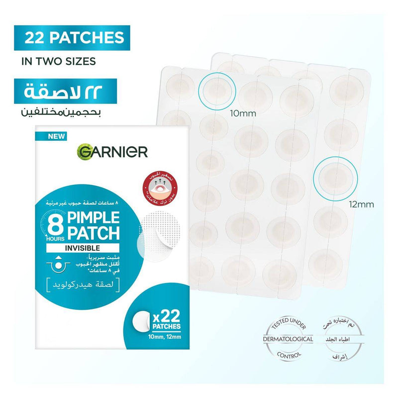 Garnier PureActive Invisible Pimple Patch 22 Pieces