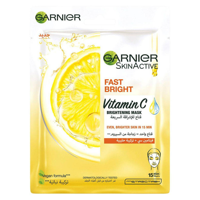 Garnier SkinActive Fast Bright Face Tissue Mask 28g