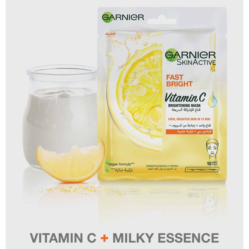 Garnier SkinActive Fast Bright Face Tissue Mask 28g