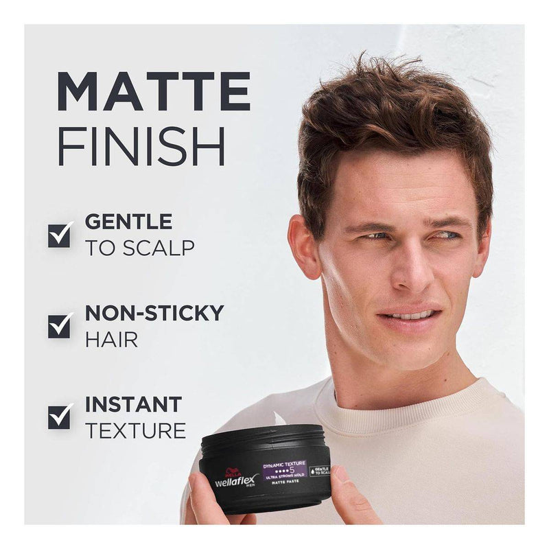 Wella Wellaflex Men Ultra Strong Hold Matte Paste 75ml