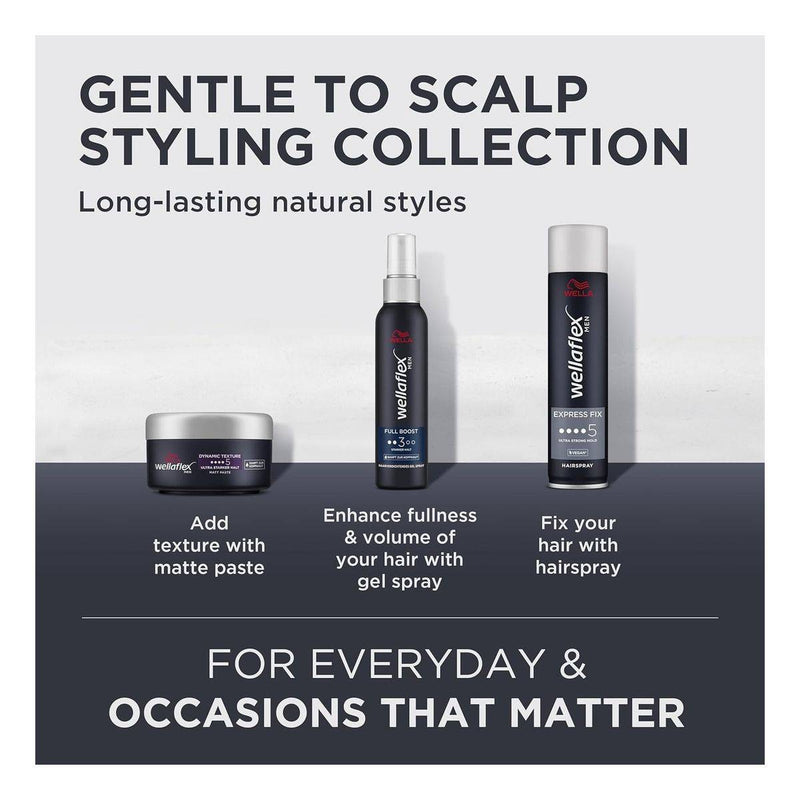 Wella Wellaflex Men Ultra Strong Hold Matte Paste 75ml