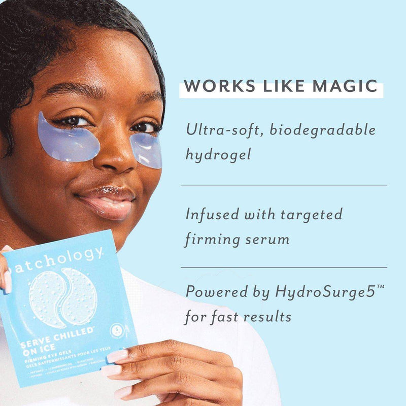 Patchology Serve Chilled Iced Eye Gels 5 Pairs