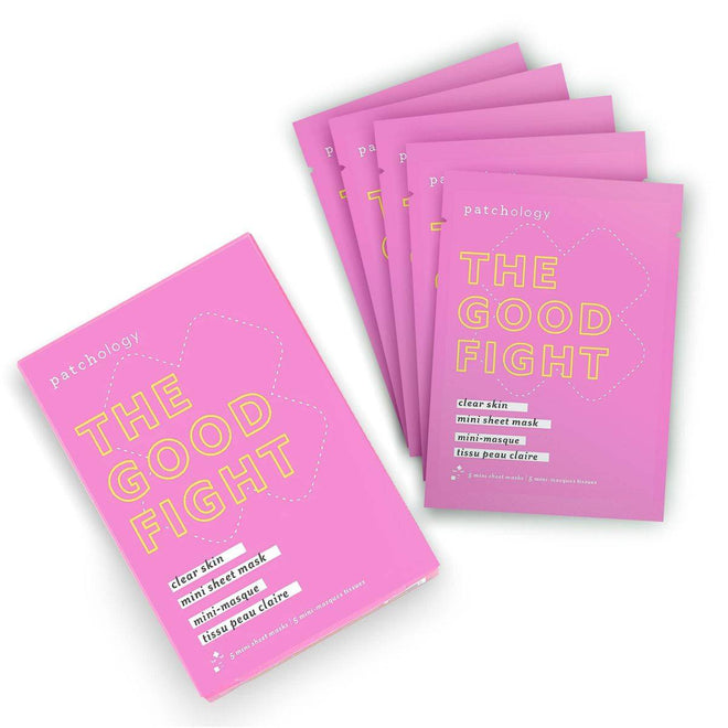 Patchology The Good Fight Clear Skin Mini Sheet Mask 5 Pack