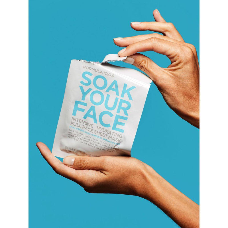Formula 10.0.6 Soak Your Face Hydrating Sheet Mask 3 Packs